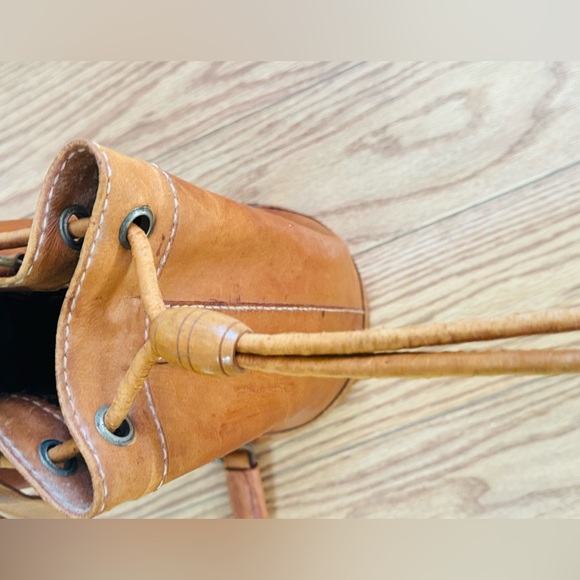 Vintage Genuine Leather Craft Satchel Lined Large - Picture 6 of 12